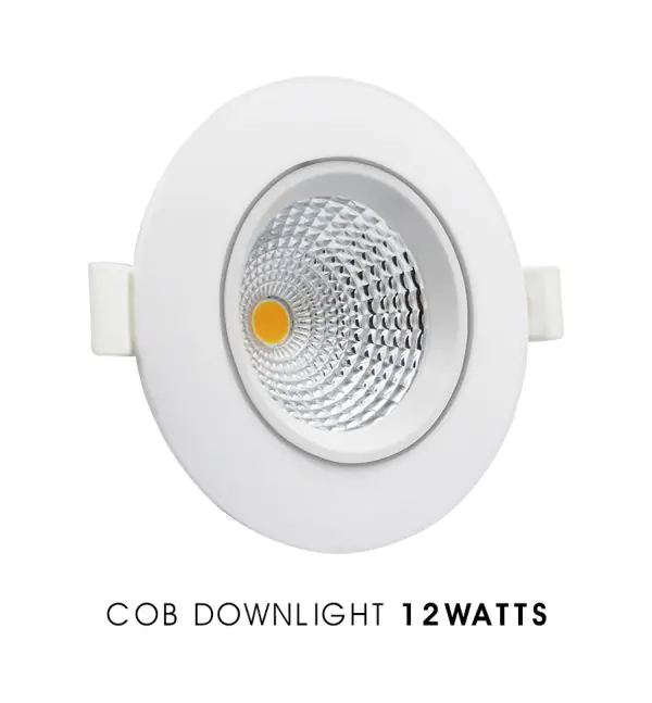 Cob 12 Watts 3000K, 4000K