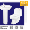 Total Ceramics Porta Commode and Basin Set