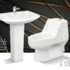 Dell Ceramics Dell Plus Commode and Basin Set