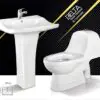 Dell Ceramics Belta Commode and Basin Set