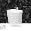 Dell Ceramics Wall Hanging Basin 3