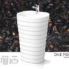 Dell Ceramics One Piece 3 Basin